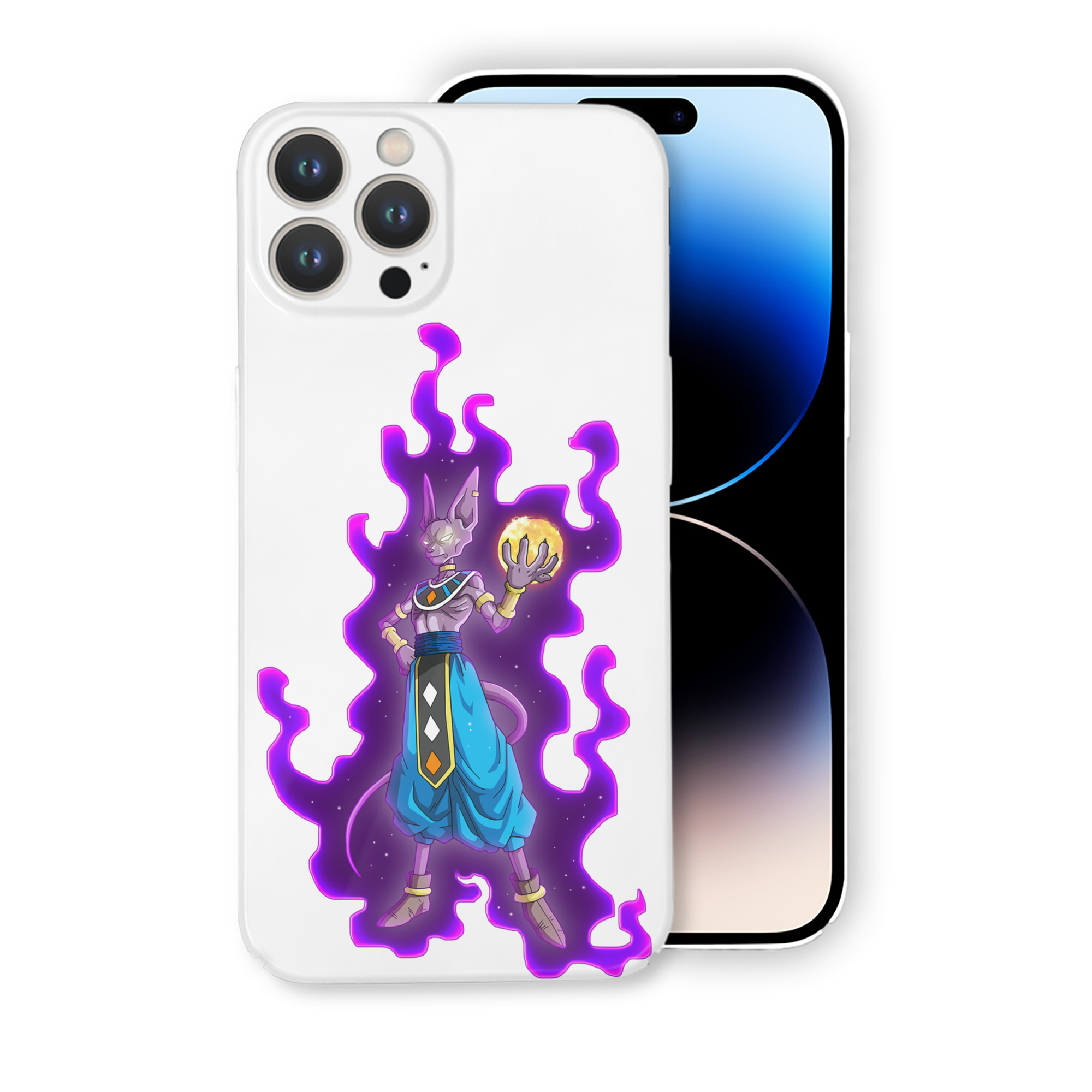 （画像用） ドラゴンボール ビルス 破壊神ビルス DRAGON BALL Beerus Birusu 【iPhone 14シリーズ対応】ハードケース